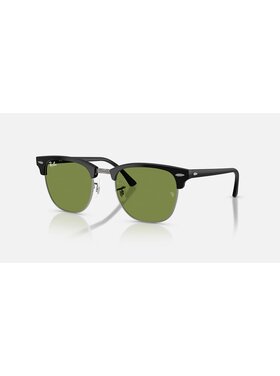 Ray Ban Ray Ban Clubmaster Matte Black On Black | Green