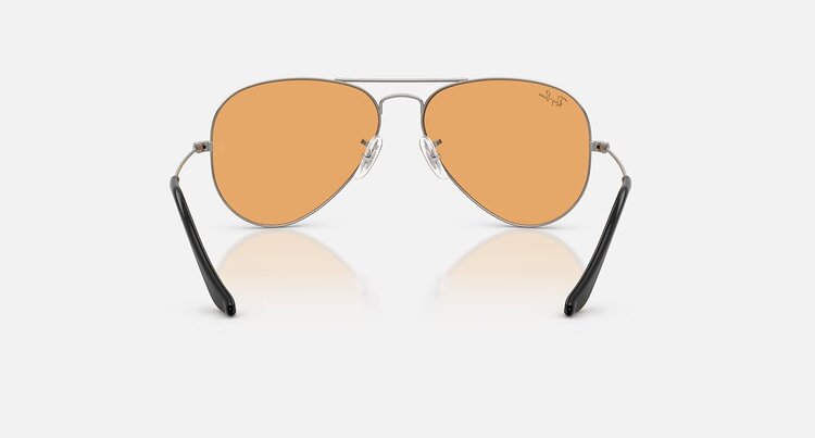 Ray Ban Ray Ban Aviator Large Metal Gunmetal | Orange