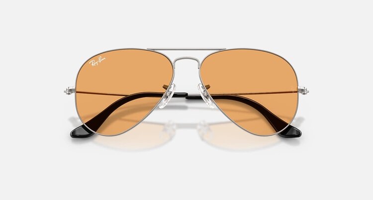 Ray Ban Ray Ban Aviator Large Metal Gunmetal | Orange