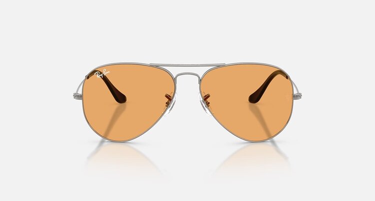 Ray Ban Ray Ban Aviator Large Metal Gunmetal | Orange