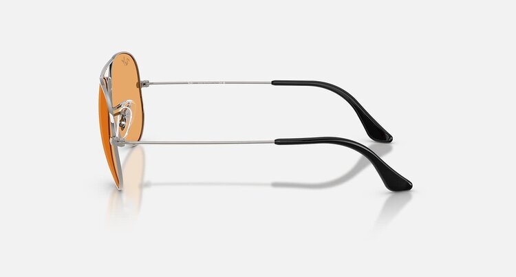 Ray Ban Ray Ban Aviator Large Metal Gunmetal | Orange