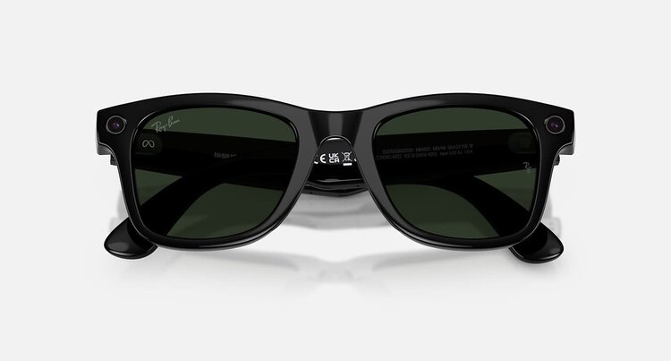 Ray Ban Ray Ban Wayfarer-Gen 2 Shiny Black | Graphite Green Transitions