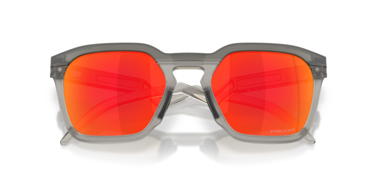 Oakley Oakley Hstn Sq Grey Smoke | Prizm Ruby