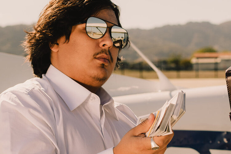 Heatwave Heatwave Incline Satin Black | Polarized Silver Lens