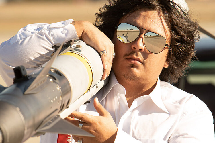 Heatwave Heatwave Incline Satin Black | Polarized Silver Lens