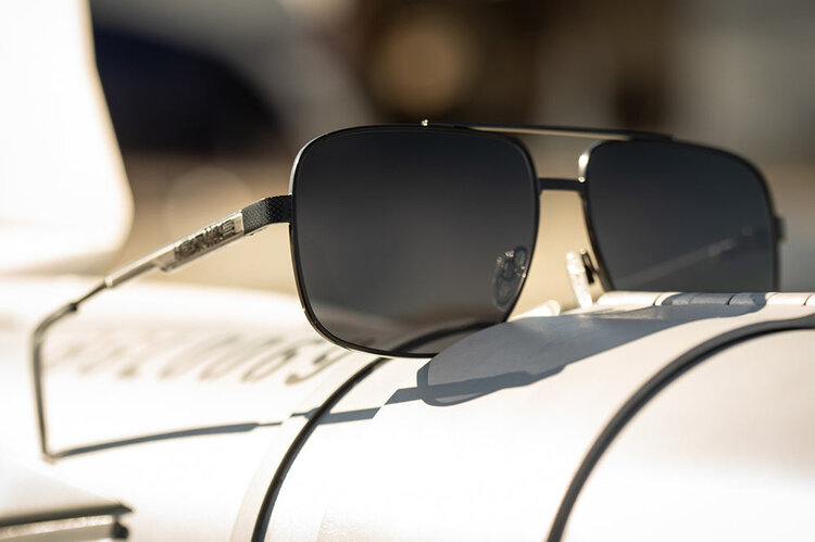 Heatwave Heatwave Nimitz Satin Black | Polarized Ultra Black  Lens