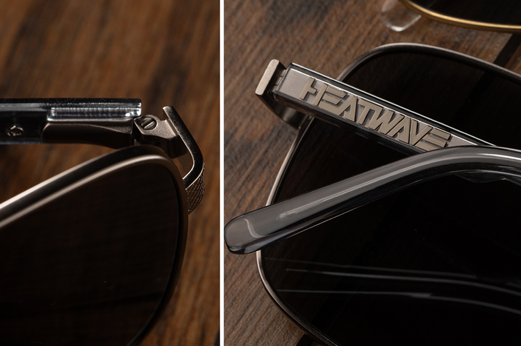 Heatwave Heatwave Nimitz Gun Metal | Polarized Black Lens