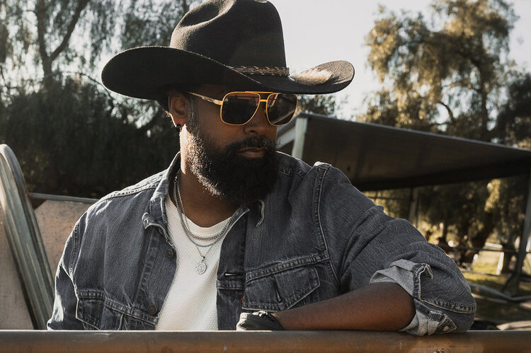 Heatwave Heatwave Nimitz Gold | Polarized Black Lens