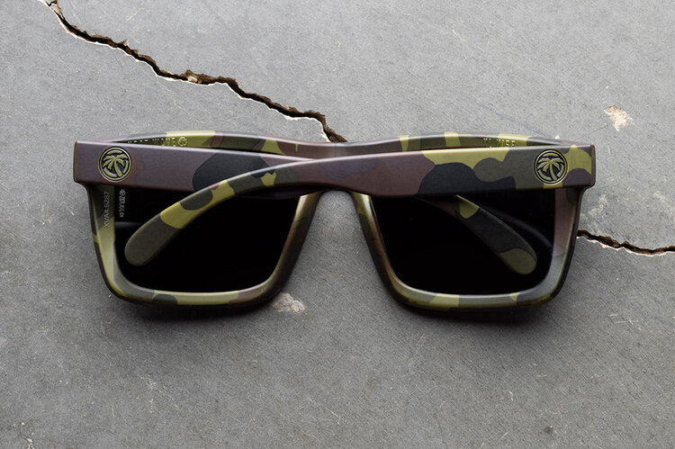 Heatwave Heatwave Vise Z87 Fleck Camo | Ultra Black Lens