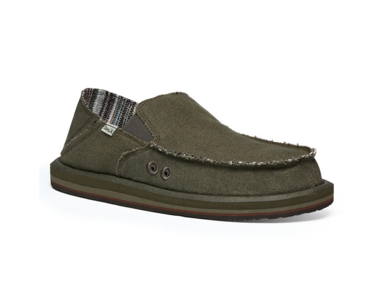 Sanuk Sanuk Donny Hemp (Mens) | Army