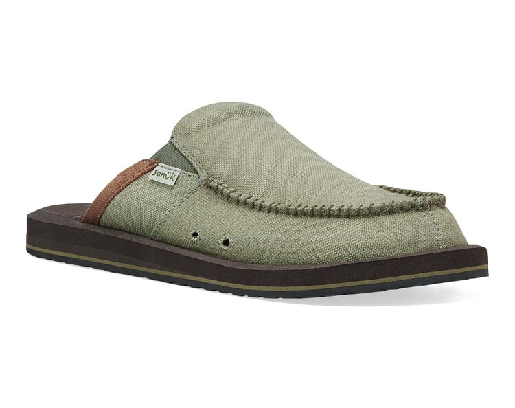 Sanuk Sanuk You Got My Back Hemp (Mens) | Army