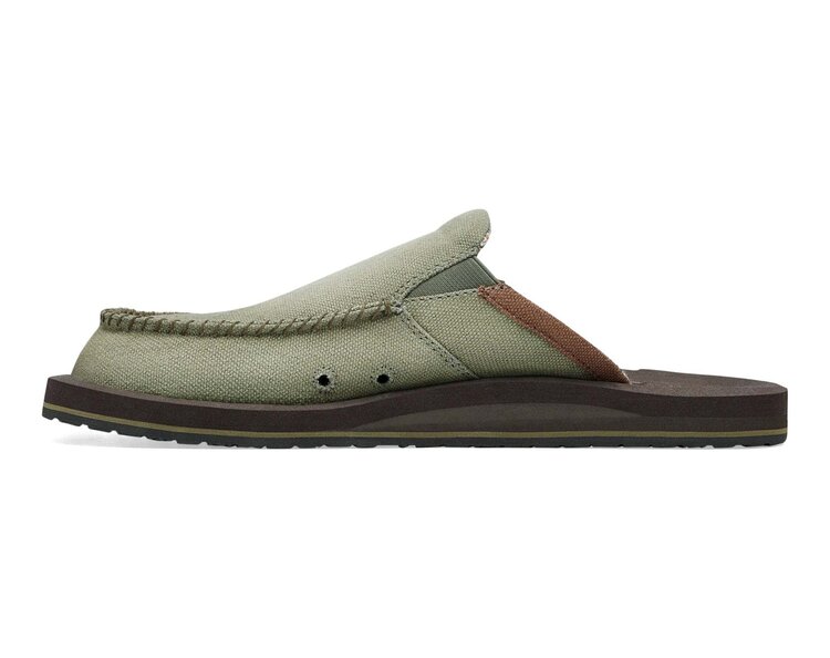 Sanuk Sanuk You Got My Back Hemp (Mens) | Army