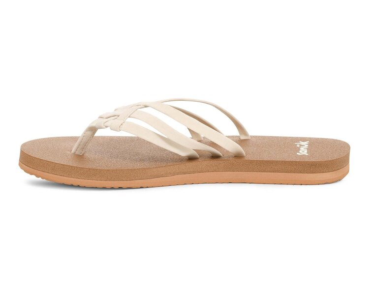 Sanuk Sanuk Yoga Sandy Ii (Womens) | Tan/White