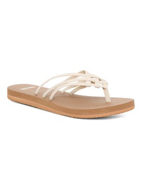Sanuk Sanuk Yoga Sandy Ii (Womens) | Tan/White