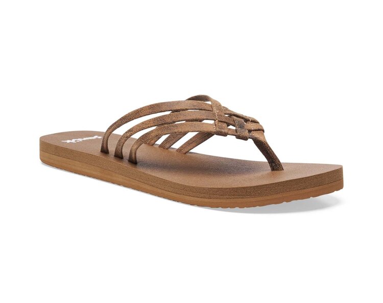 Sanuk Sanuk Yoga Sandy Novelty (Womens) | Ojai Tan
