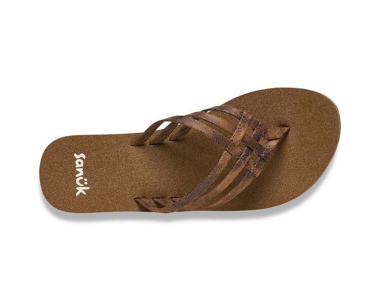Sanuk Sanuk Yoga Sandy Novelty (Womens) | Ojai Tan