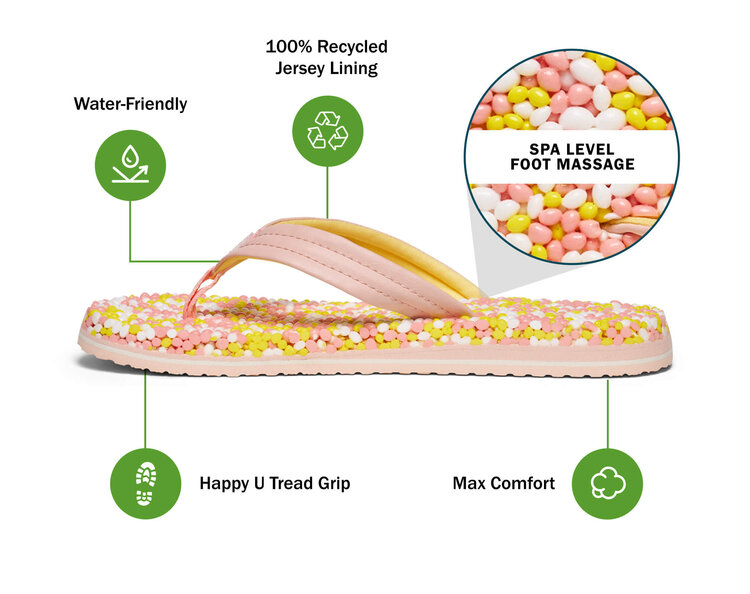 Sanuk Sanuk Bubblecush (Youth) | Pearl Blush