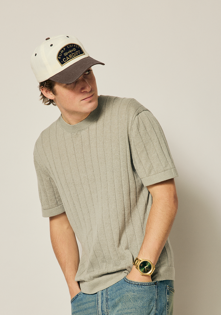 Nixon Nixon Corporal Stainless Steel | All Gold/Green Sunray