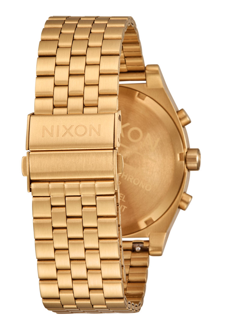 Nixon Nixon Time Teller Chrono | Gold/Green Sunray