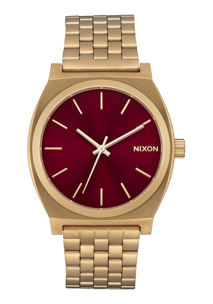 Nixon Nixon Time Teller | Gold/Oxblood Sunray
