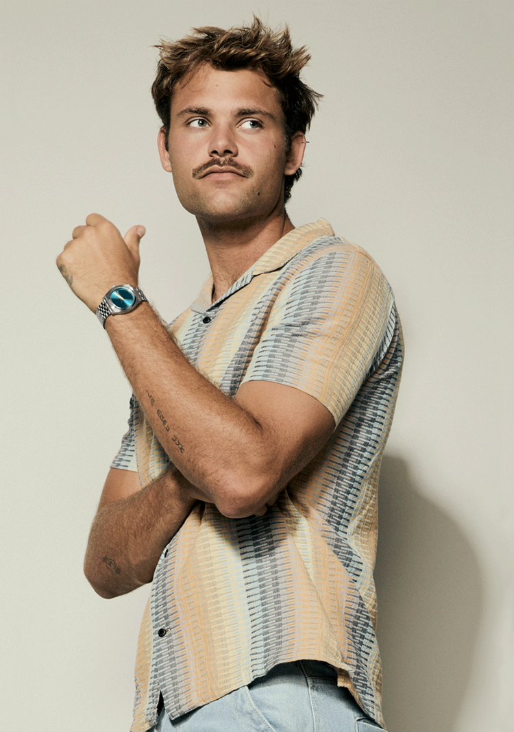 Nixon Nixon Time Teller | Silver/Byron Blue