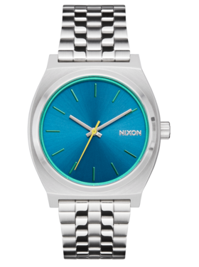 Nixon Nixon Time Teller | Silver/Byron Blue