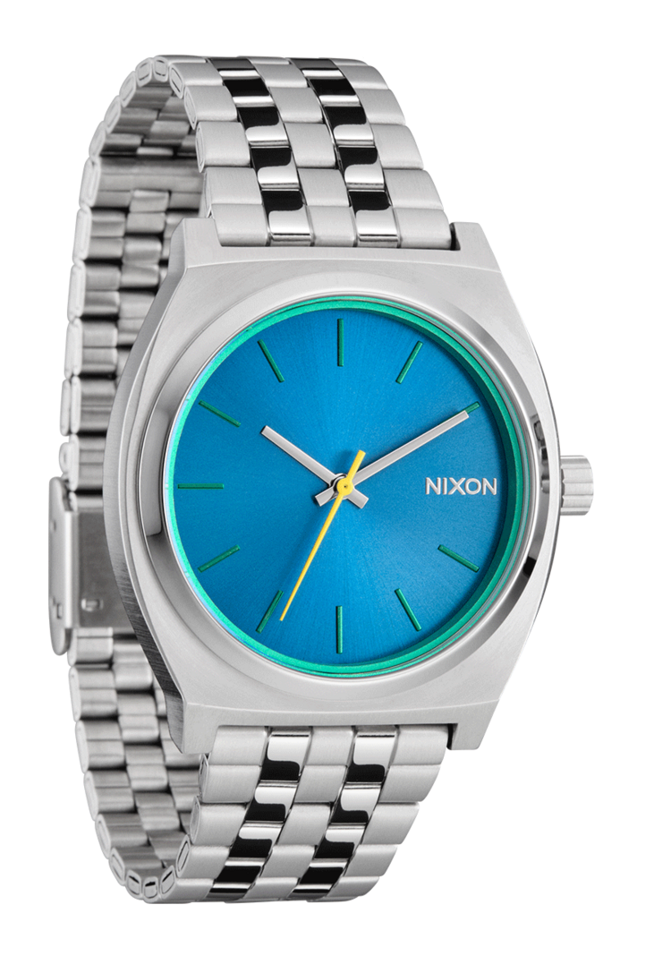 Nixon Nixon Time Teller | Silver/Byron Blue
