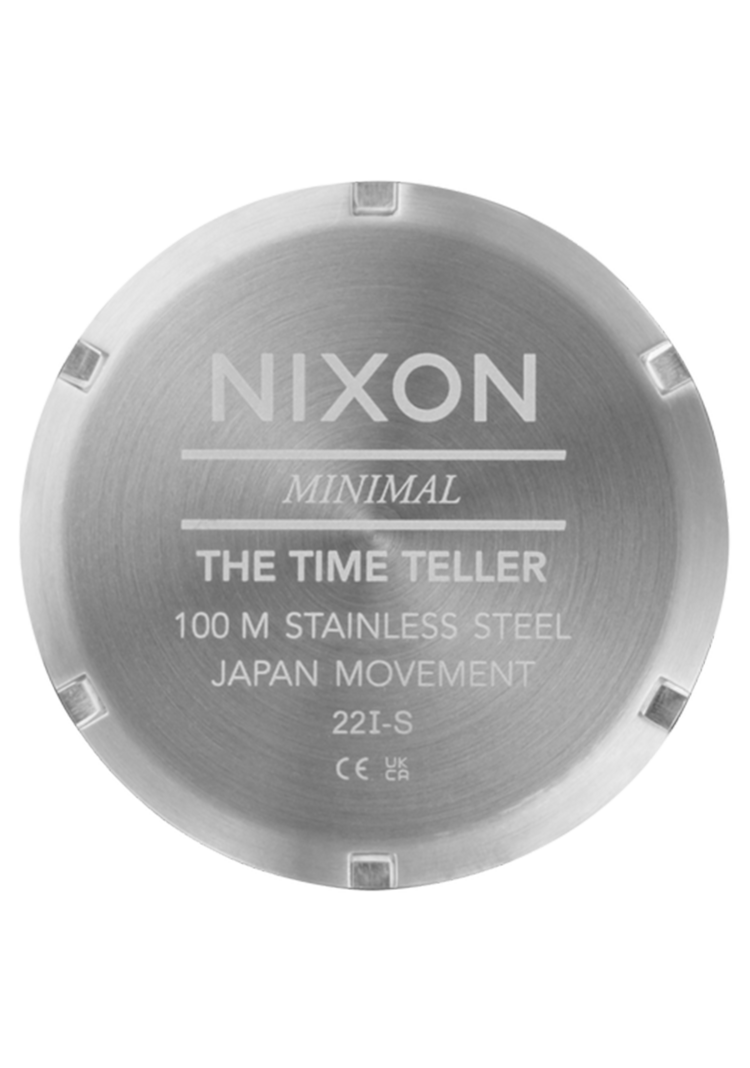 Nixon Nixon Time Teller | Silver/Byron Blue
