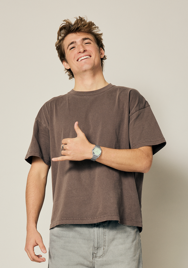 Nixon Nixon Time Teller | Silver/Pistachio