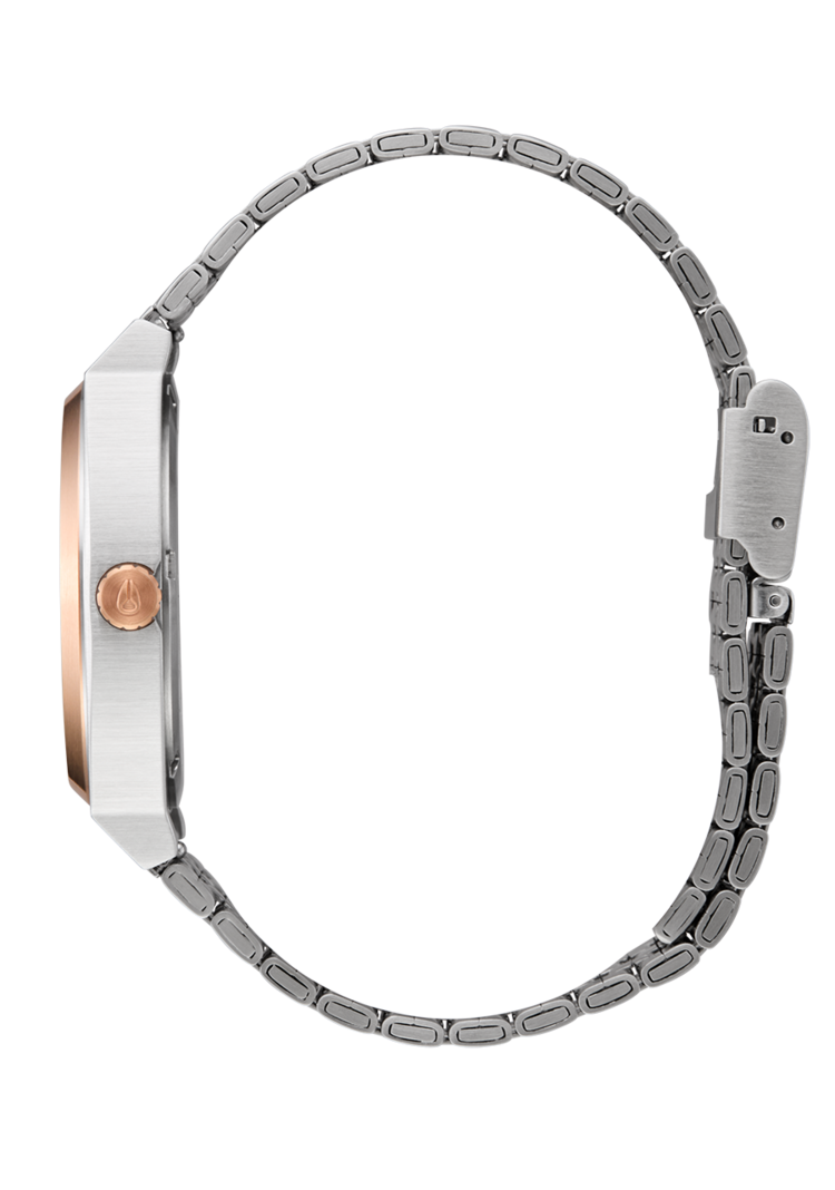 Nixon Nixon Time Teller | Silver/Rose Gold/Black