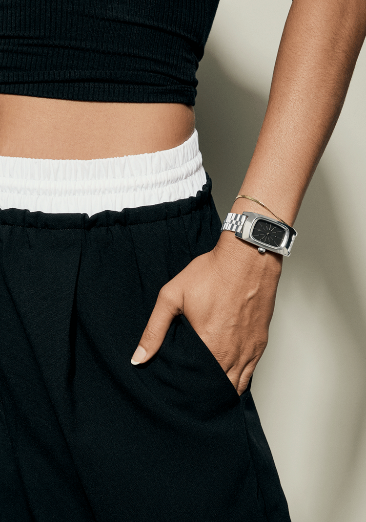 Nixon Nixon Frankie | Mid Century/Silver/Black