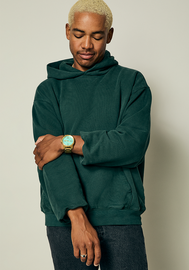 Nixon Nixon Corporal Stainless Steel | Gold/Turquoise/Gold