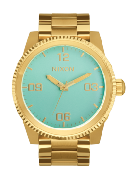 Nixon Nixon Corporal Stainless Steel | Gold/Turquoise/Gold