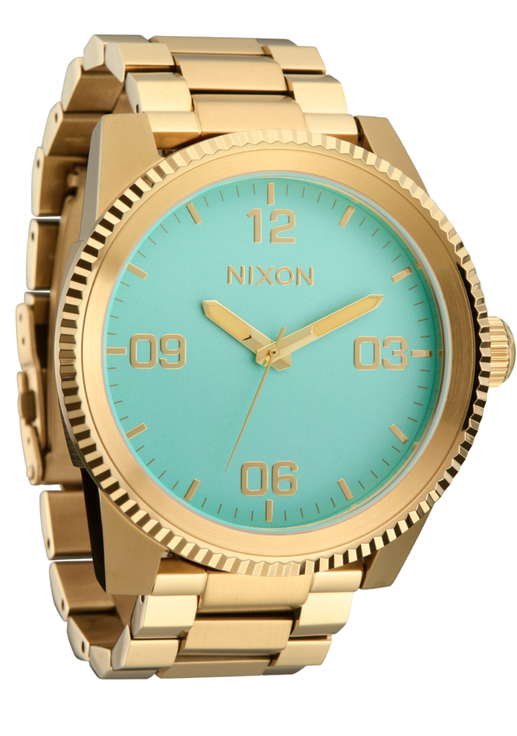 Nixon Nixon Corporal Stainless Steel | Gold/Turquoise/Gold