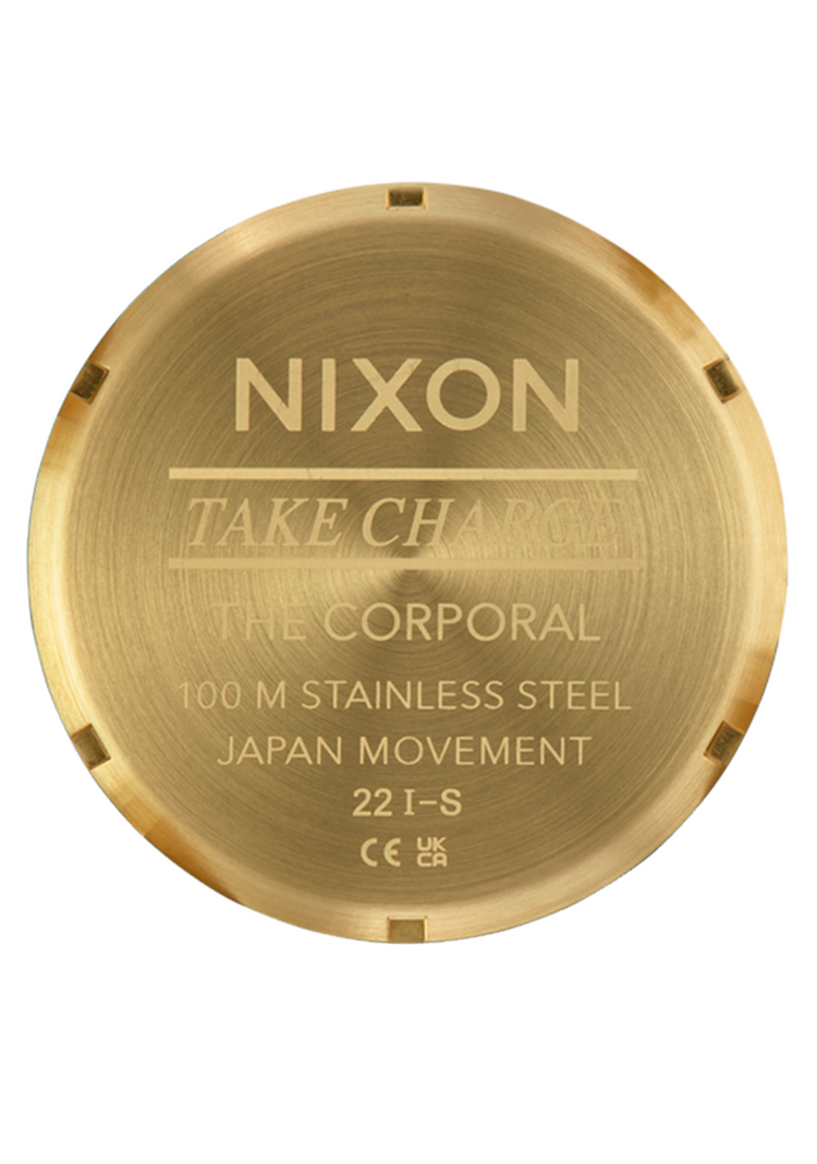 Nixon Nixon Corporal Stainless Steel | Gold/Turquoise/Gold