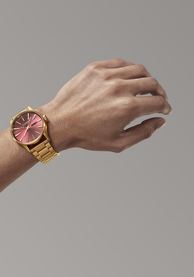 Nixon Nixon Sentry Ss | Oxblood Sunray/Gold