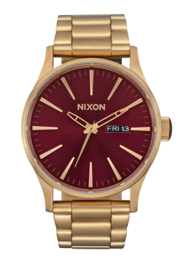 Nixon Nixon Sentry Ss | Oxblood Sunray/Gold
