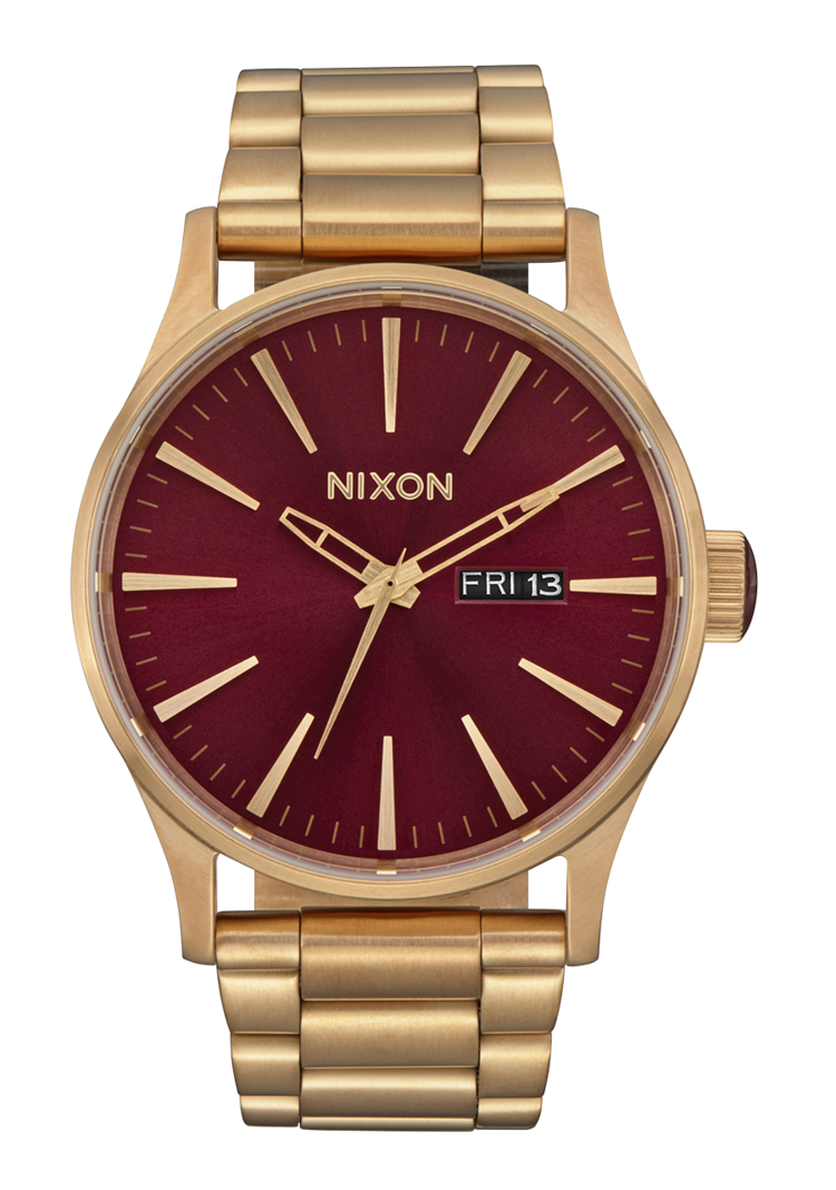 Nixon Nixon Sentry Ss | Oxblood Sunray/Gold