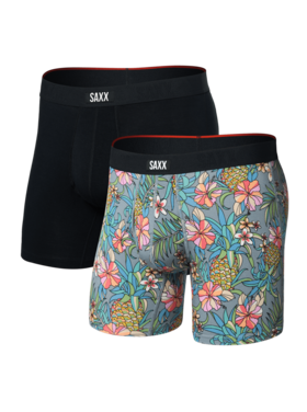 SAXX Saxx Vibe Xtra Soft Comfort-2Pk | Pineapple Field/Black