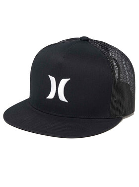 Hurley Hurley Icon Solid Flat Trucker (Mens) | Black