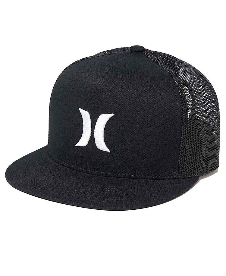 Hurley Hurley Icon Solid Flat Trucker (Mens) | Black