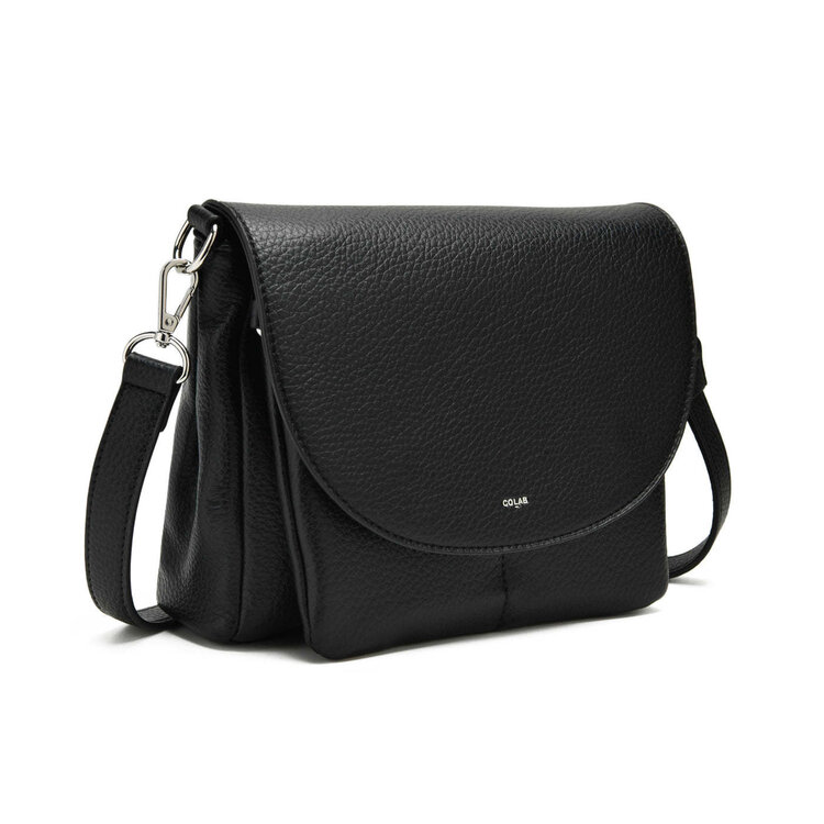 Co-Lab CoLab Clara Flap Crossbody | Black