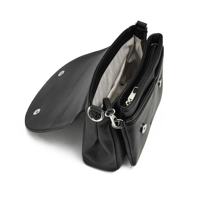 Co-Lab CoLab Clara Flap Crossbody | Black