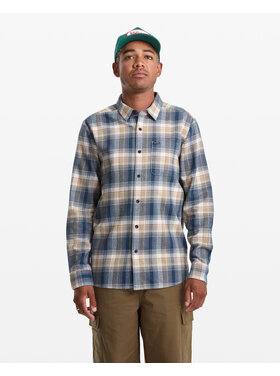 Volcom Volcom Caden Plaid Ls (Mens) | Dirty White