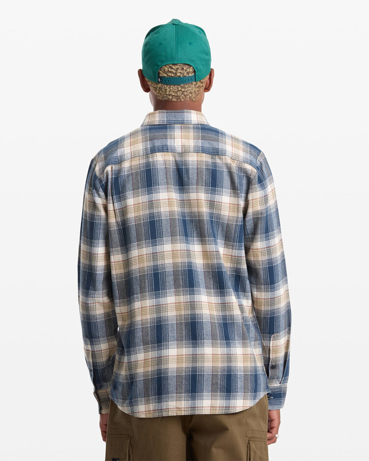 Volcom Volcom Caden Plaid Ls (Mens) | Dirty White