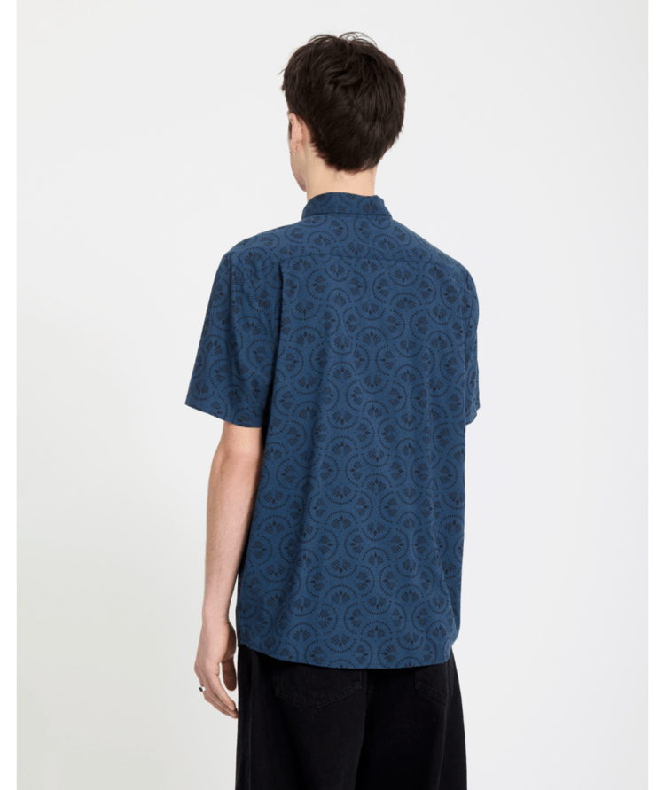 Volcom Volcom Scaler Stone Woven Ss (Mens) | Midnight Blue