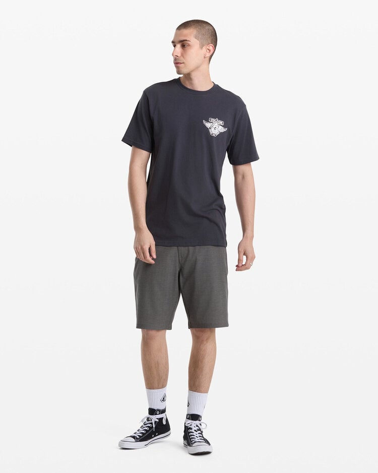 Volcom Volcom Free Wheel Sst (Mens) | Washed Black Heather