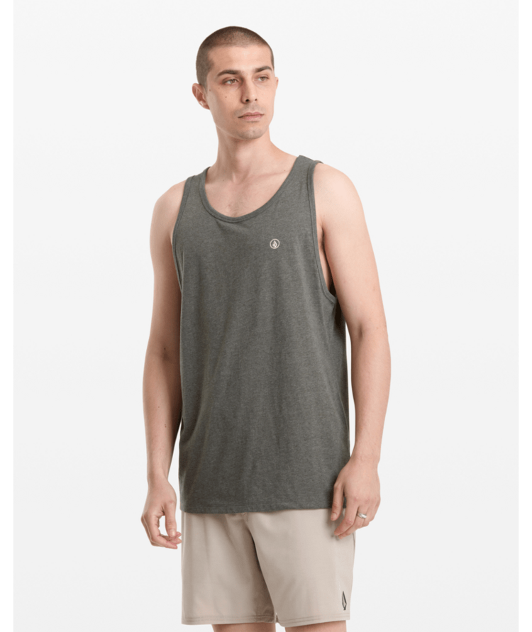 Volcom Volcom Solid Heather Tank (Mens) | Squadron Green