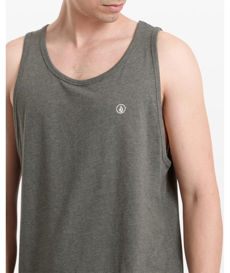 Volcom Volcom Solid Heather Tank (Mens) | Squadron Green