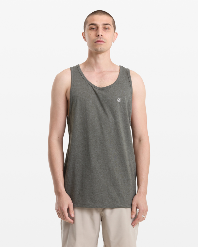 Volcom Volcom Solid Heather Tank (Mens) | Squadron Green